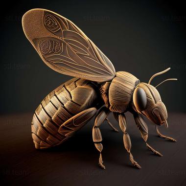 3D модель Myrmosa nigrofasciata (STL)